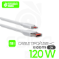 Cable 6A HiperCarga 120W Blanco