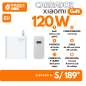 Cargador Hipercarga 120w Xiaomi Blanco