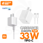 Cargador Turbo 33w Xiaomi Blanco