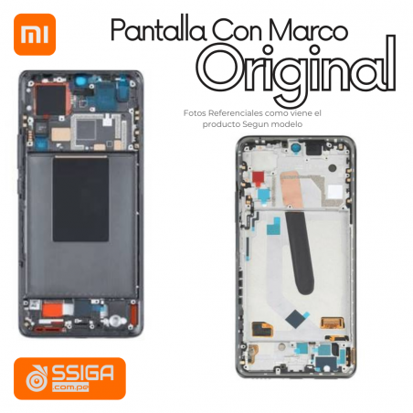 Pantalla Original Note 9 pro Con Marco