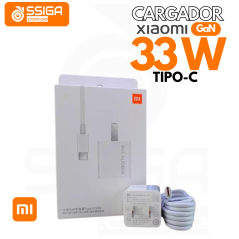 Cargador Turbo 33w Xiaomi Blanco