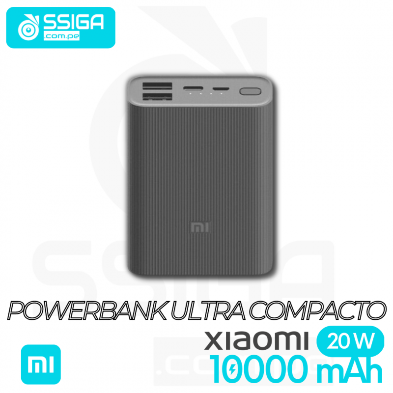 Xiaomi Power Bank 3 10000 mAh Ultra Compact Negro