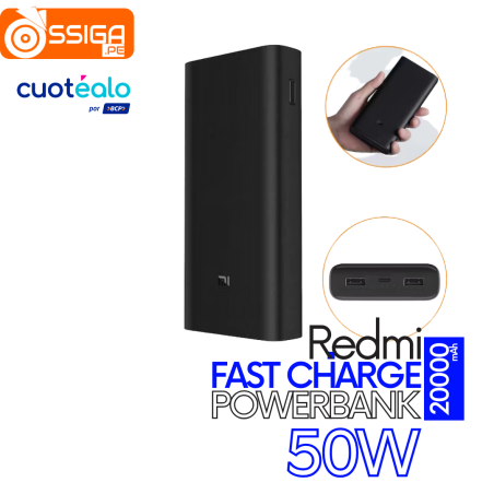 Mi Power Bank 20000 50W Negro