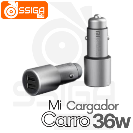 Mi Cargador de Carro 36W Plomo