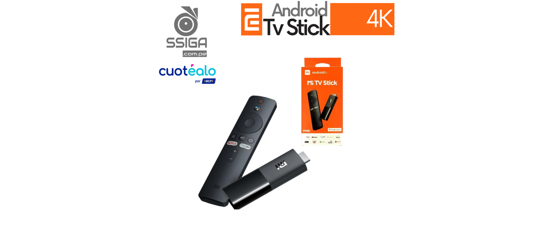 Mi Tv Stick 4K Color Negro