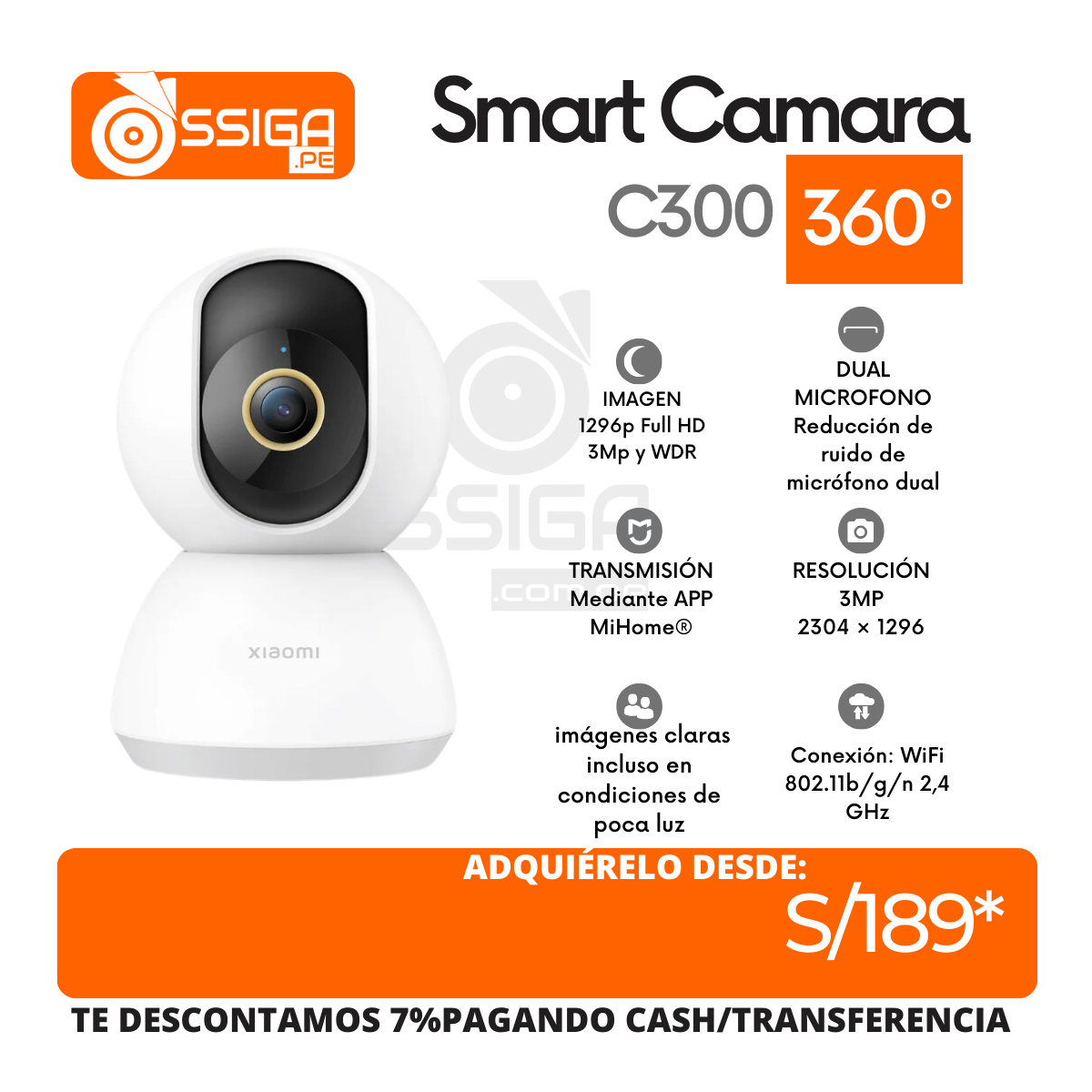 Camara de Seguridad C300