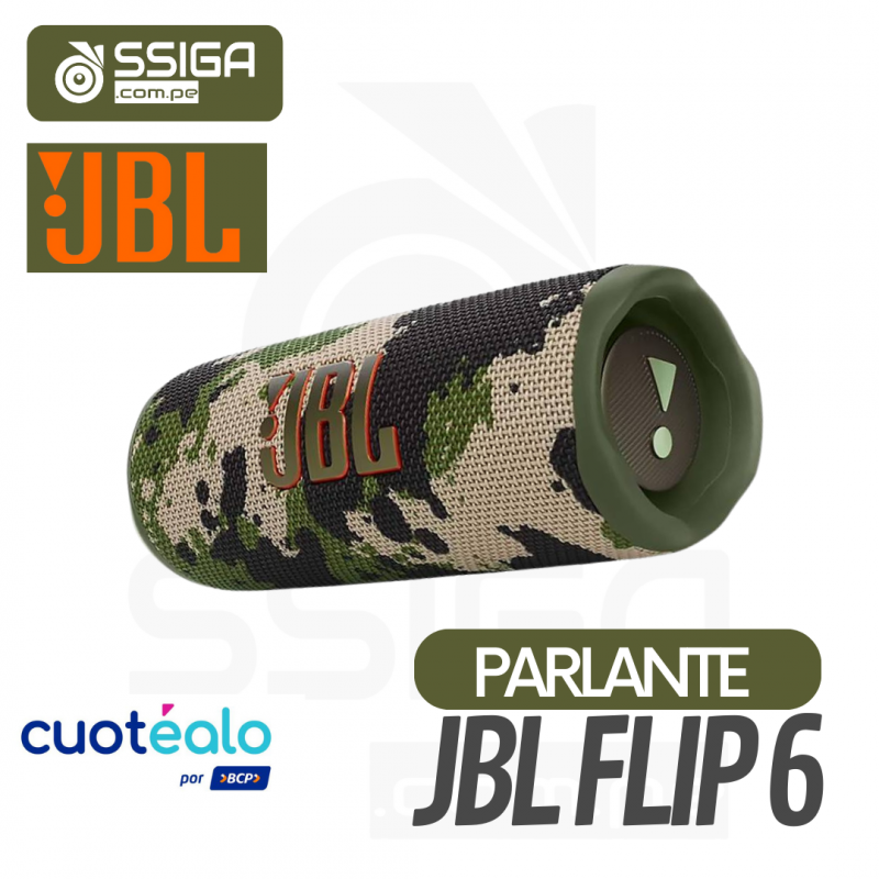 Parlante JBL Flip 6 Negro