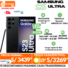 Samsung S23 ULTRA 12+512 Negro