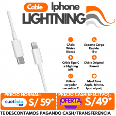 Mi Cable Tipo C a Lightning