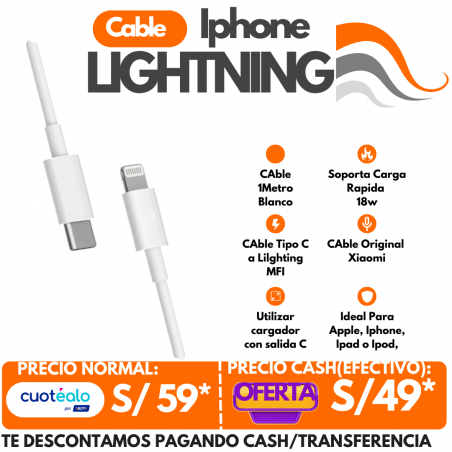 Mi Cable Tipo C a Lightning