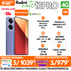 Redmi Note 13 Pro 4G 8+256GB