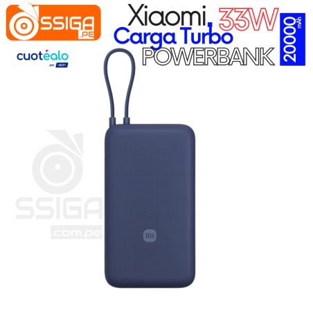 Xiaomi Power Bank 33W 20000mAh  GLPB2030M Azul