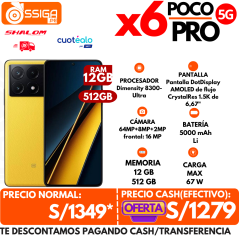 Poco X6 pro 12+512 Amarillo