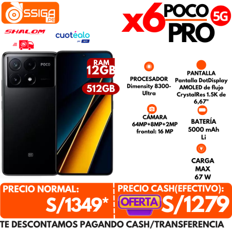 Poco X6 pro 12+512 Gris