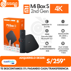 Mi Box S 2 Gen Negro