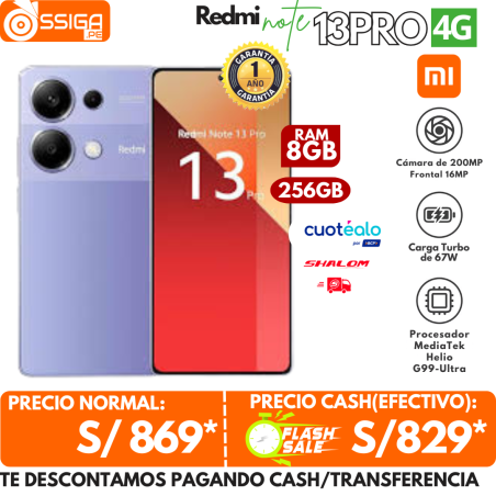 Note 13 Pro 4g 8+256Gb Purpura