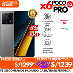 Poco X6 pro 12+512 Gris