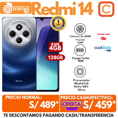 Redmi 14c 4+128Gb Azul