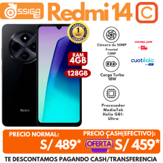 Redmi 14c 4+128Gb Negro