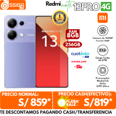 Note 13 Pro 4g 8+256Gb Purpura