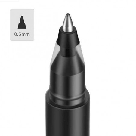 Lapiceros Super Durable Gel Pen Tinta Negra - Pack 10 UND