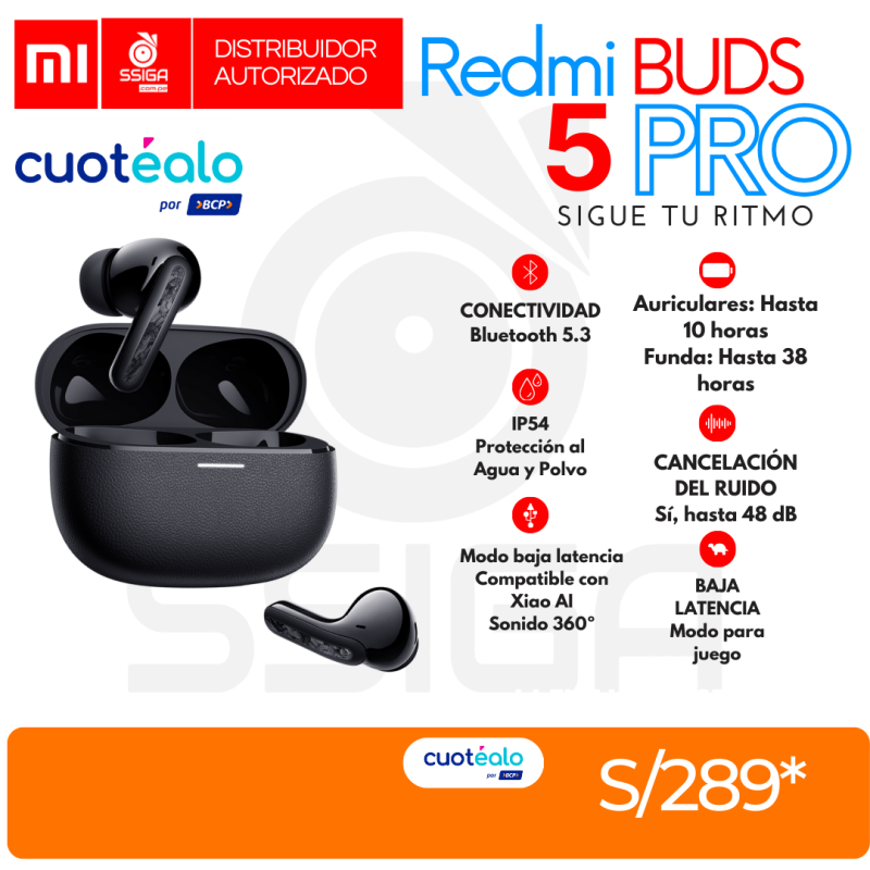 Redmi Buds 5 Pro Negro